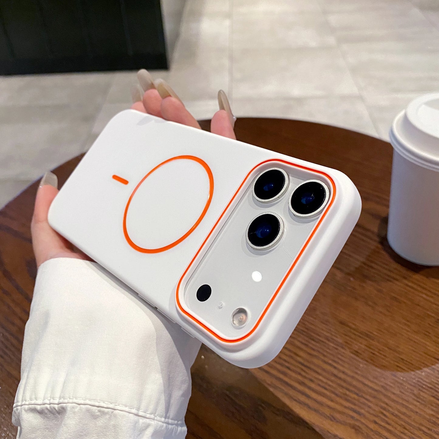 Magnetic Soft Phone Case For iPhone Wireless Charging Cover