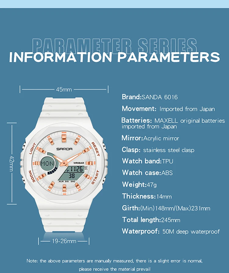 SANDA Outdoor Sports Watches