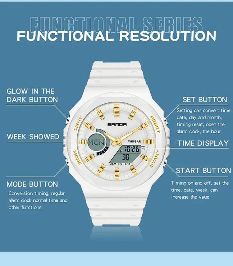 SANDA Outdoor Sports Watches