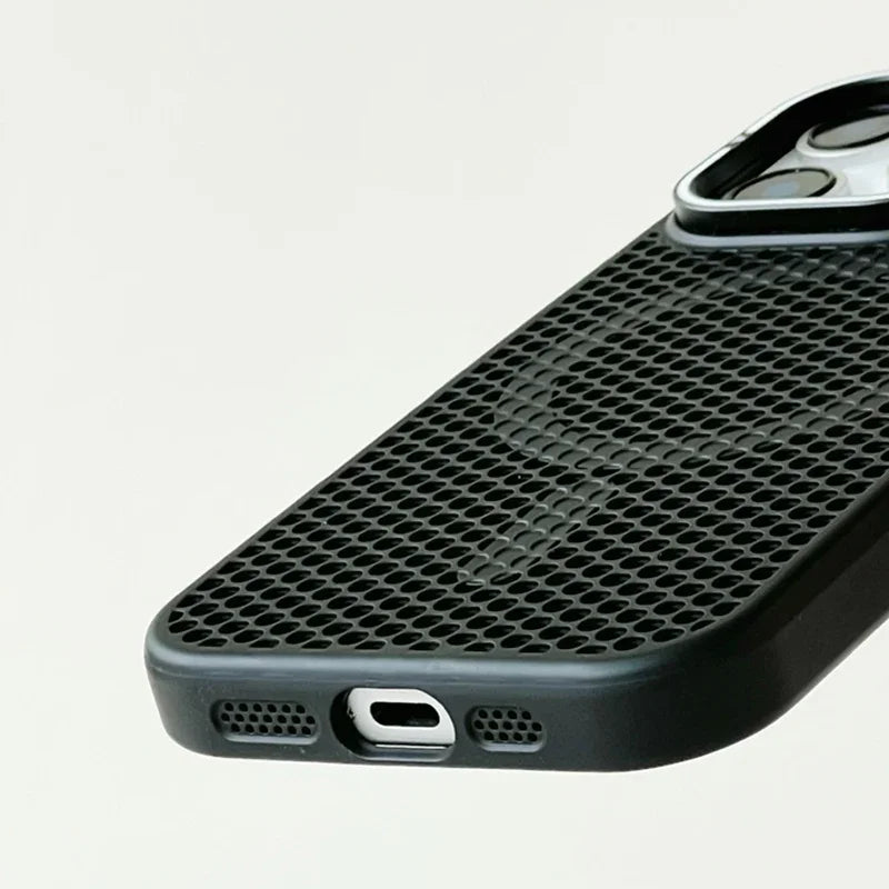 Honeycomb Grid Mesh Cooling for Magsafe Case for iPhone 16 15 14