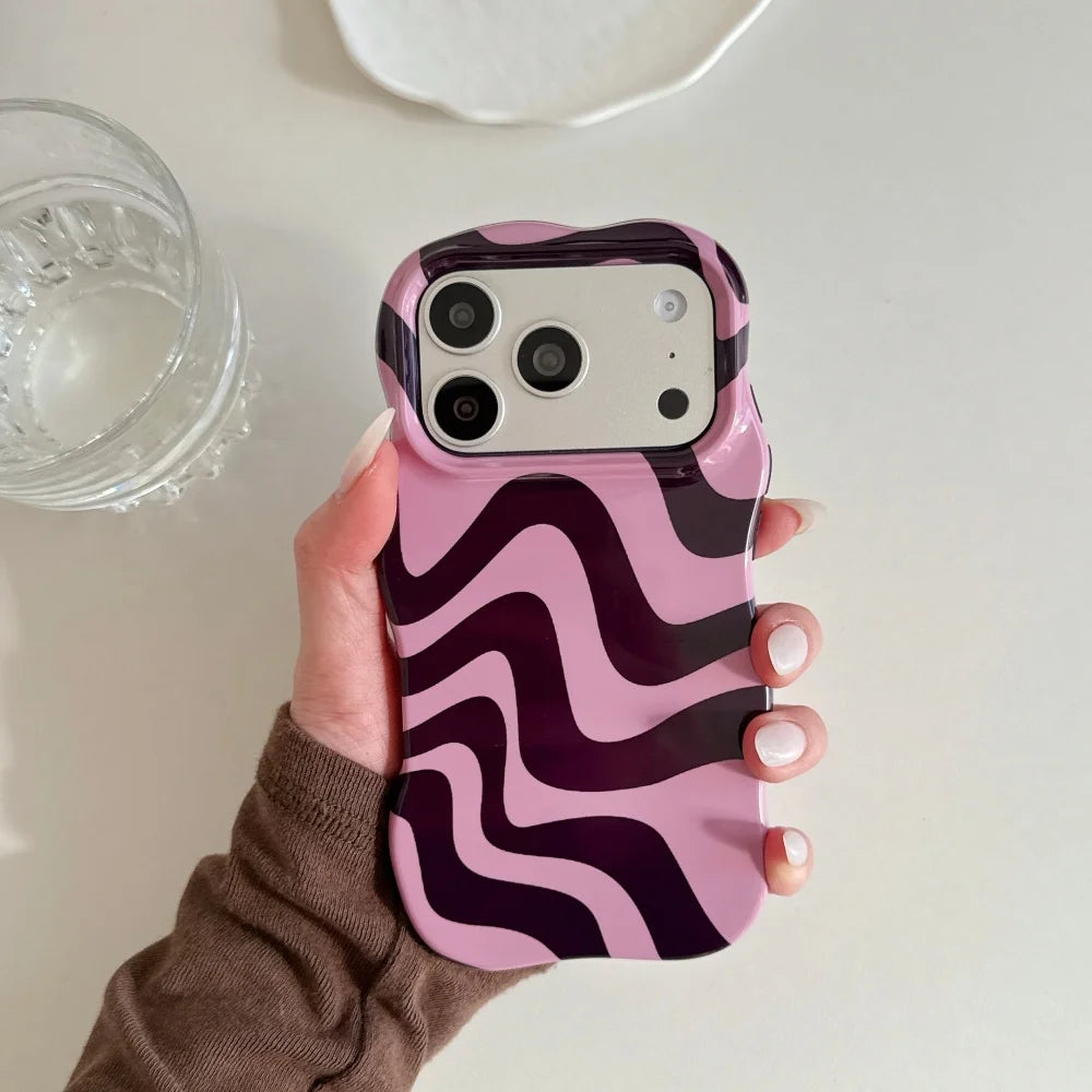 Water Ripple Double Color Contrast Case for iPhone