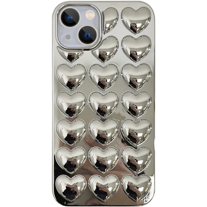 Cute 3D Heart Case For iPhone