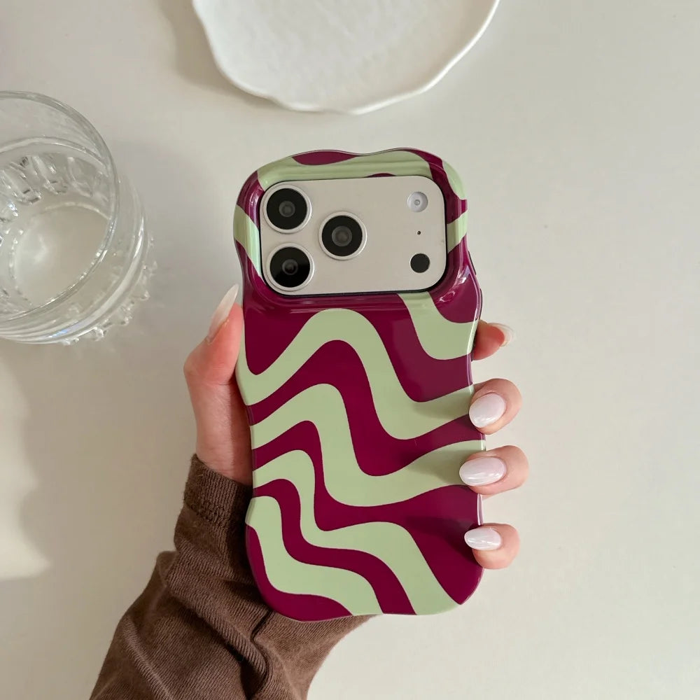 Water Ripple Double Color Contrast Case for iPhone
