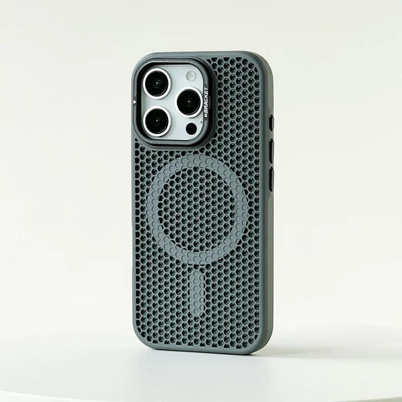 Honeycomb Grid Mesh Cooling for Magsafe Case for iPhone 16 15 14
