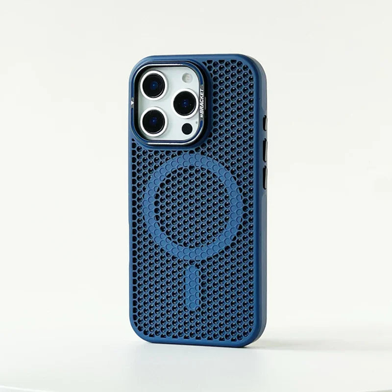 Honeycomb Grid Mesh Cooling for Magsafe Case for iPhone 16 15 14