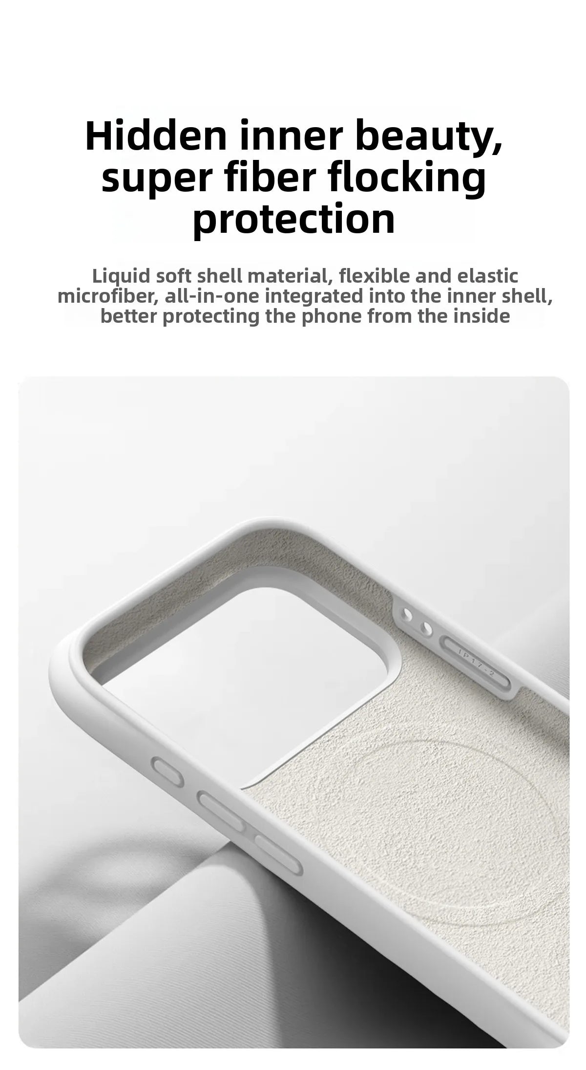 Water Ripple Silicone For Magsafe Wireless Charge Magnetic Phone Case