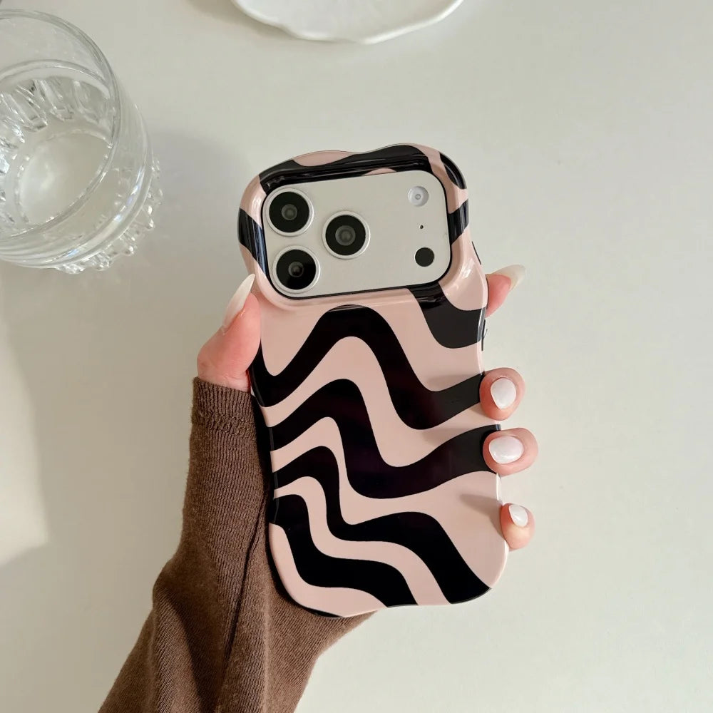 Water Ripple Double Color Contrast Case for iPhone