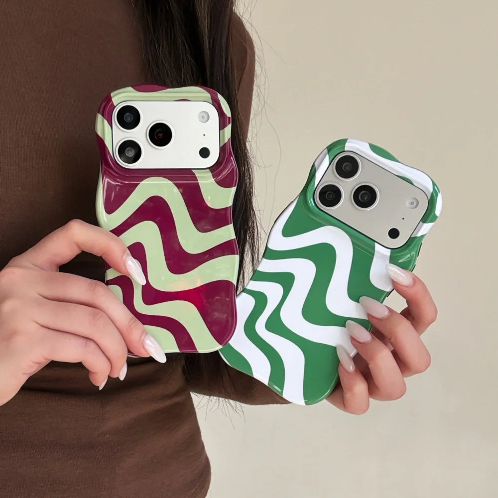 Water Ripple Double Color Contrast Case for iPhone