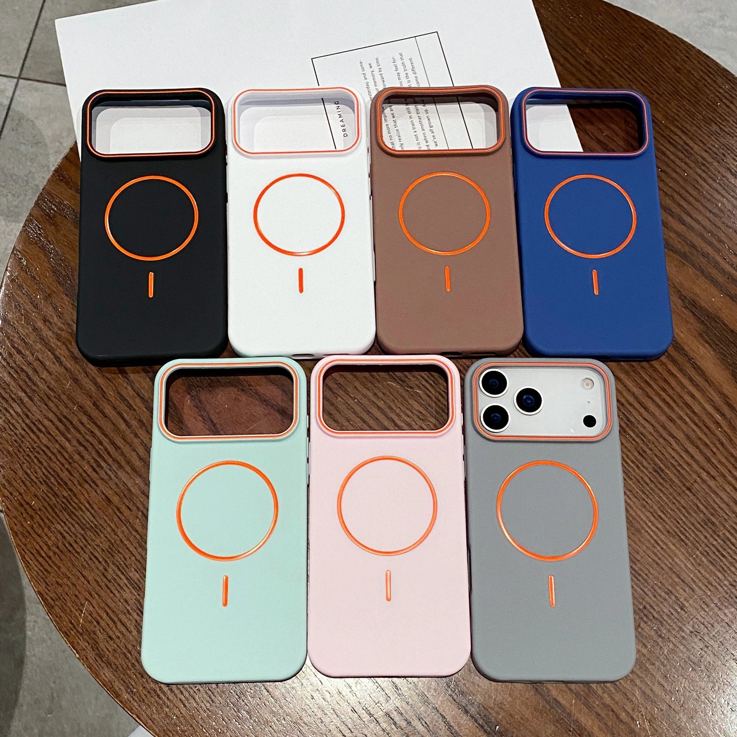 Magnetic Soft Phone Case For iPhone Wireless Charging Cover