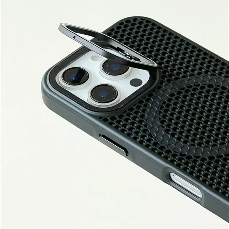 Honeycomb Grid Mesh Cooling for Magsafe Case for iPhone 16 15 14