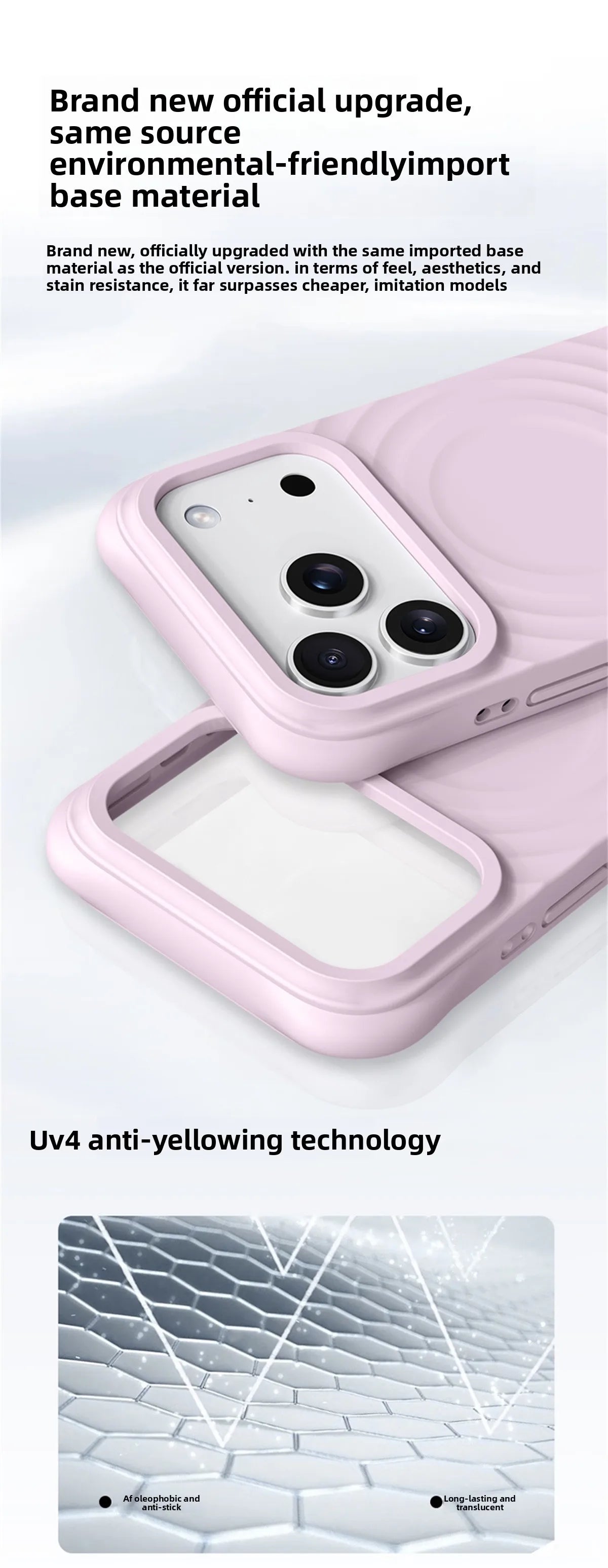 Water Ripple Silicone For Magsafe Wireless Charge Magnetic Phone Case