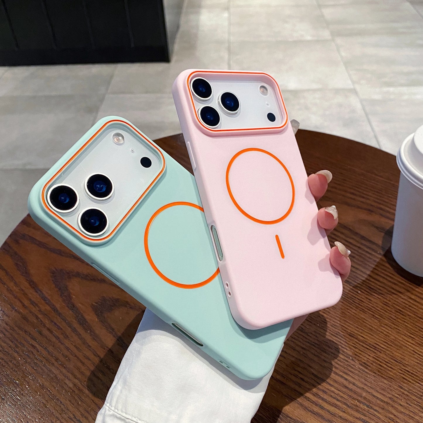 Magnetic Soft Phone Case For iPhone Wireless Charging Cover