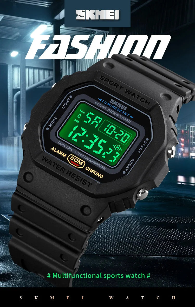 SKMEI 1628 Military Digital Watch Waterproof