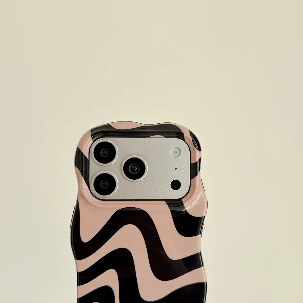 Water Ripple Double Color Contrast Case for iPhone