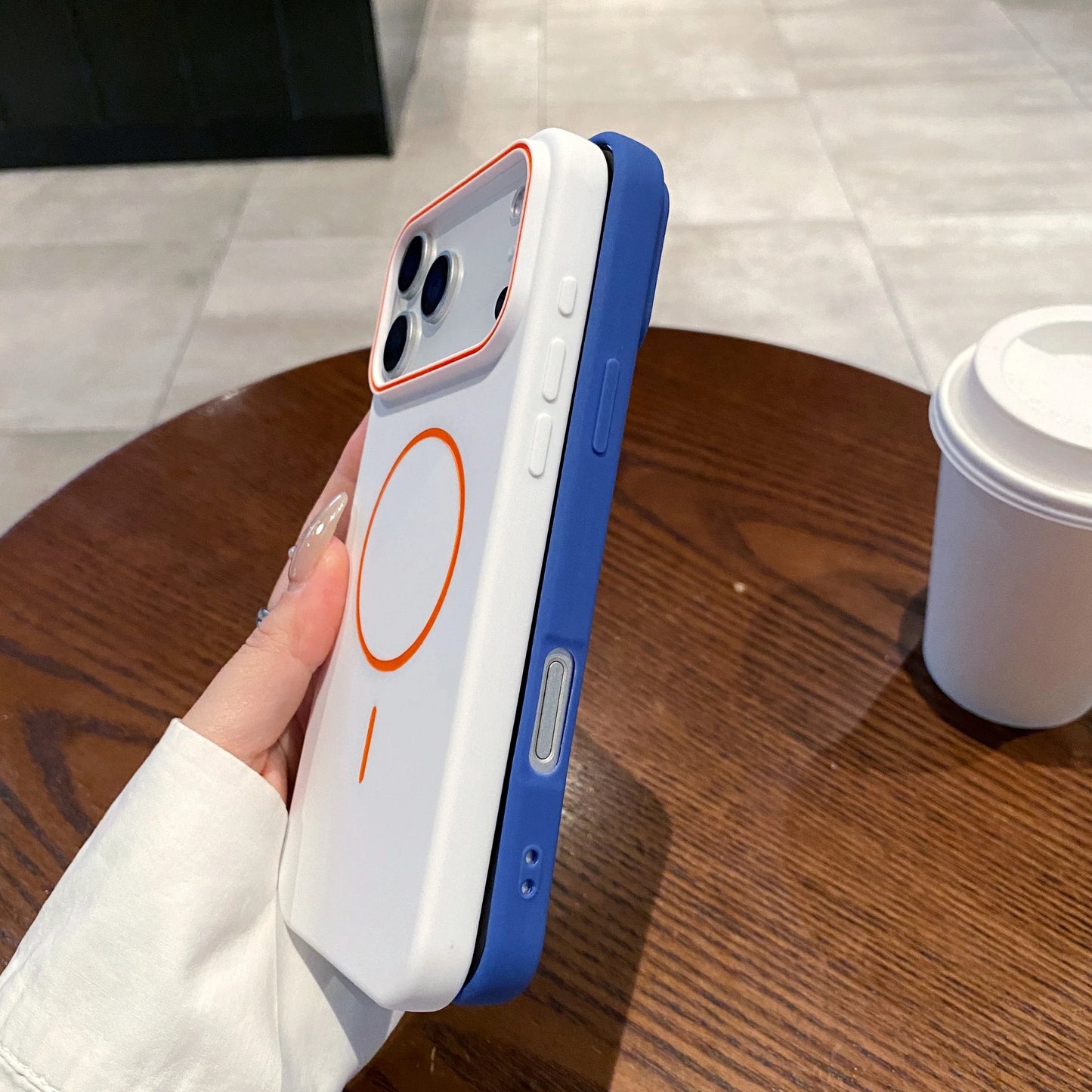 Magnetic Soft Phone Case For iPhone Wireless Charging Cover
