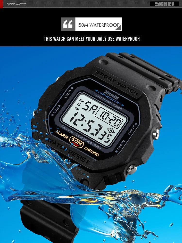 SKMEI 1628 Military Digital Watch Waterproof