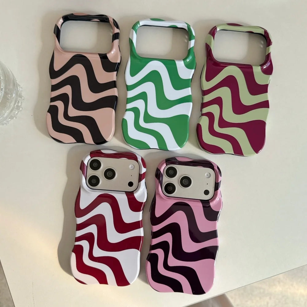 Water Ripple Double Color Contrast Case for iPhone